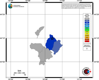 Mappa MCS - territori comuni