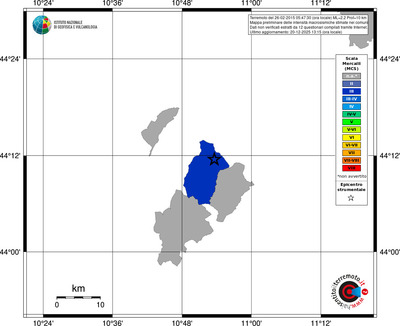 Mappa MCS - territori comuni