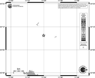 Mappa EMS - territori località