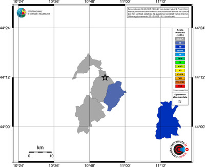 Mappa MCS - territori comuni