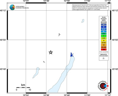 Mappa EMS - territori località