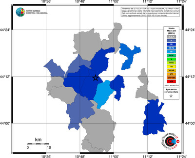 Mappa MCS - territori comuni