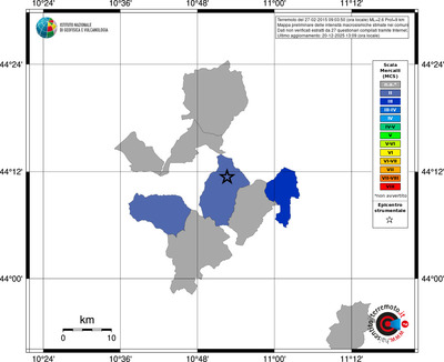 Mappa MCS - territori comuni