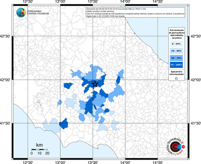 Mappa territorio comunale con almeno 3 questionari