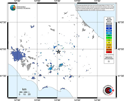 Mappa MCS - territori località