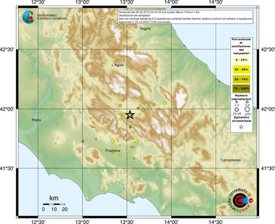 Mappa comuni con almeno 3 questionari