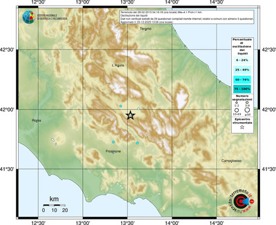 Mappa comuni con almeno 3 questionari