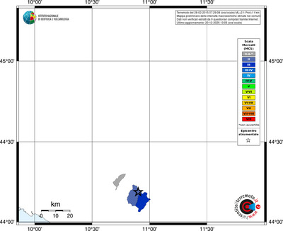 Mappa MCS - territori comuni