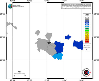Mappa EMS - territori comuni