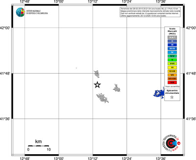 Mappa MCS - territori località