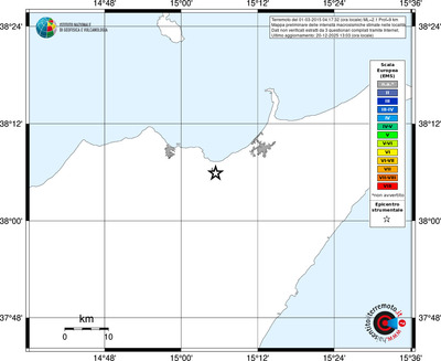 Mappa EMS - territori località