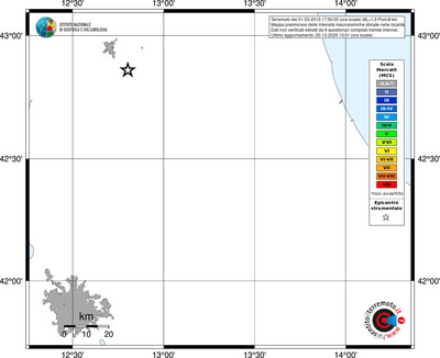 Mappa MCS - territori località