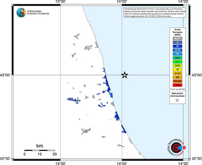 Mappa EMS - territori località