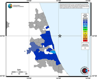 Mappa EMS - territori comuni