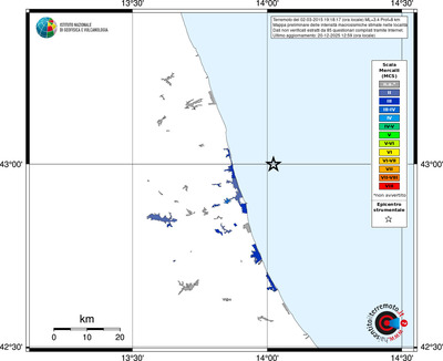 Mappa MCS - territori località