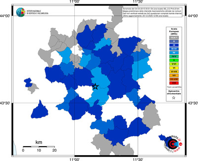 Mappa EMS - territori comuni
