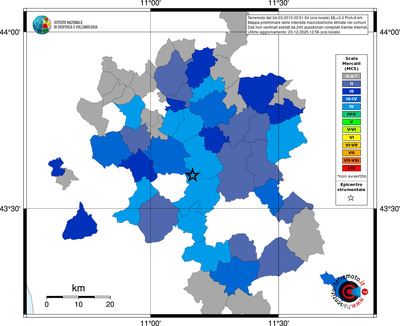 Mappa MCS - territori comuni