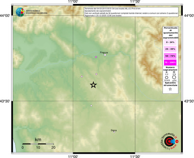 Mappa comuni con almeno 3 questionari