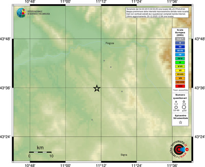 Mappa EMS - località