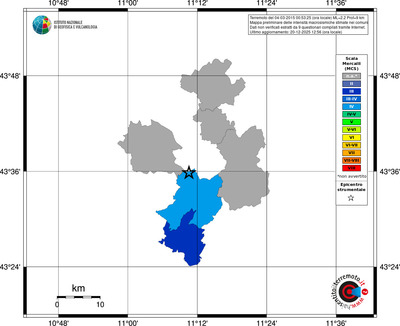 Mappa MCS - territori comuni
