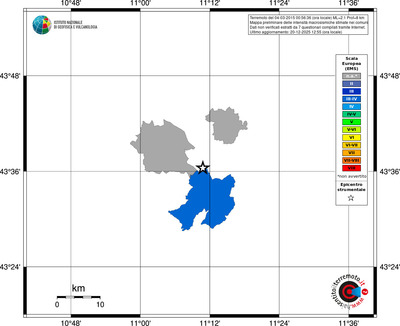 Mappa EMS - territori comuni