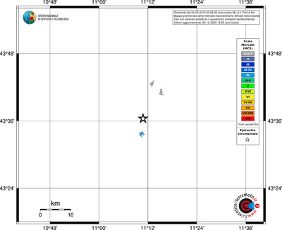 Mappa MCS - territori località