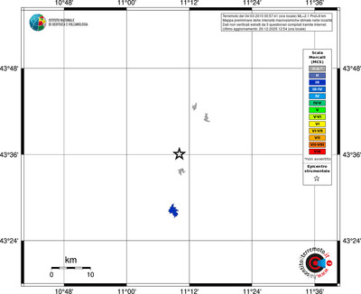 Mappa MCS - territori località