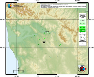 Mappa comuni con almeno 3 questionari