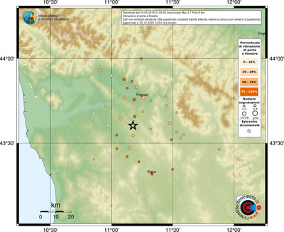 Mappa comuni con almeno 3 questionari
