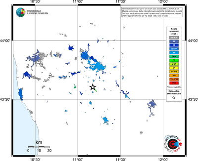 Mappa MCS - territori località
