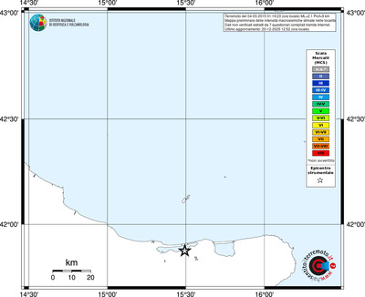 Mappa MCS - territori località