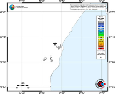 Mappa EMS - territori località