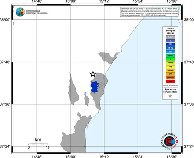 Mappa EMS - territori comuni