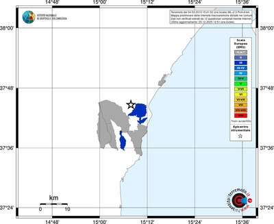 Mappa EMS - territori comuni