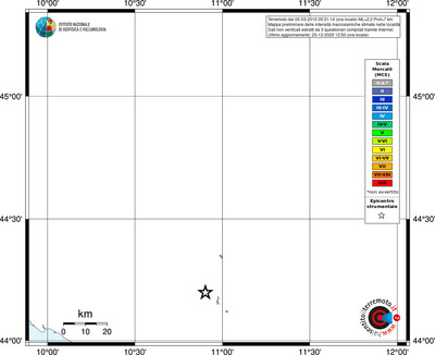 Mappa MCS - territori località