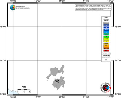 Mappa MCS - territori comuni