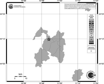 Mappa EMS - territori comuni