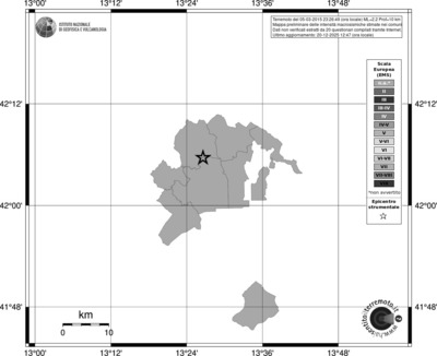 Mappa EMS - territori comuni
