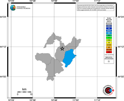 Mappa MCS - territori comuni