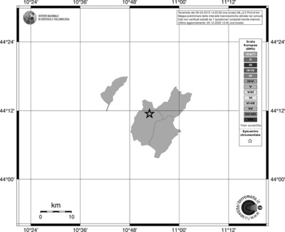 Mappa EMS - territori comuni