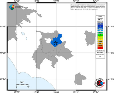 Mappa MCS - territori comuni