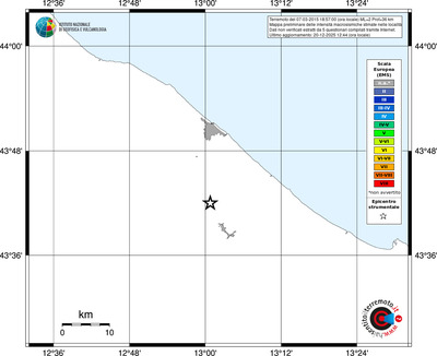 Mappa EMS - territori località