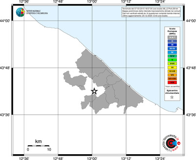 Mappa EMS - territori comuni