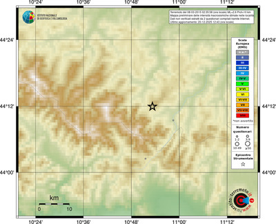 Mappa EMS - località
