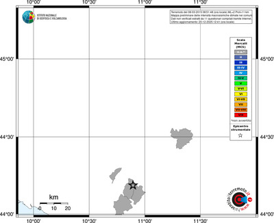 Mappa MCS - territori comuni