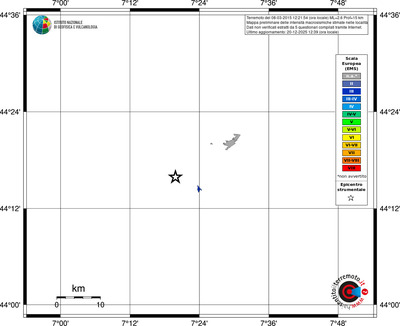 Mappa EMS - territori località