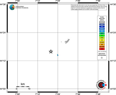 Mappa MCS - territori località