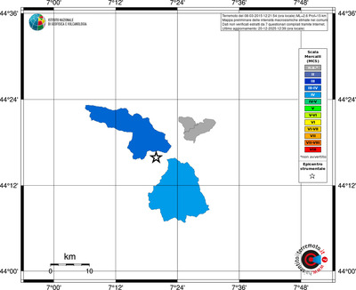 Mappa MCS - territori comuni