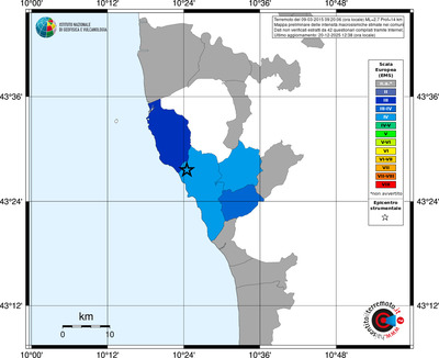 Mappa EMS - territori comuni