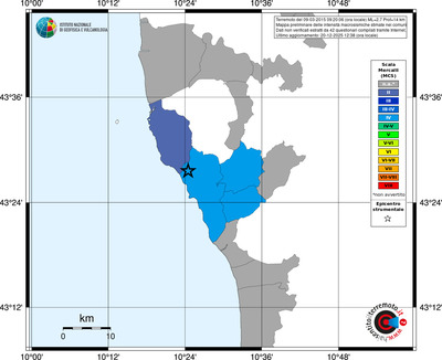 Mappa MCS - territori comuni